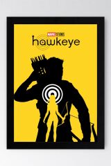 Hawkeye Çerçeveli Tablo - Marvel Dizi Posteri Tablo