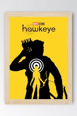 Hawkeye Çerçeveli Tablo - Marvel Dizi Posteri Tablo