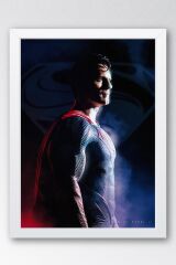 Superman Çerçeveli Tablo - Film Posteri Tablo
