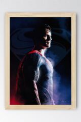 Superman Çerçeveli Tablo - Film Posteri Tablo