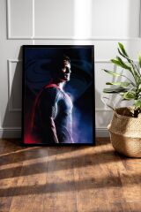 Superman Çerçeveli Tablo - Film Posteri Tablo