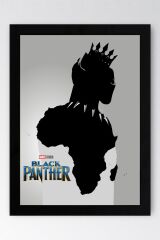 Black Panther Çerçeveli Tablo - Marvel Poster Tablo
