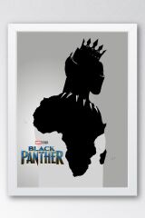 Black Panther Çerçeveli Tablo - Marvel Poster Tablo