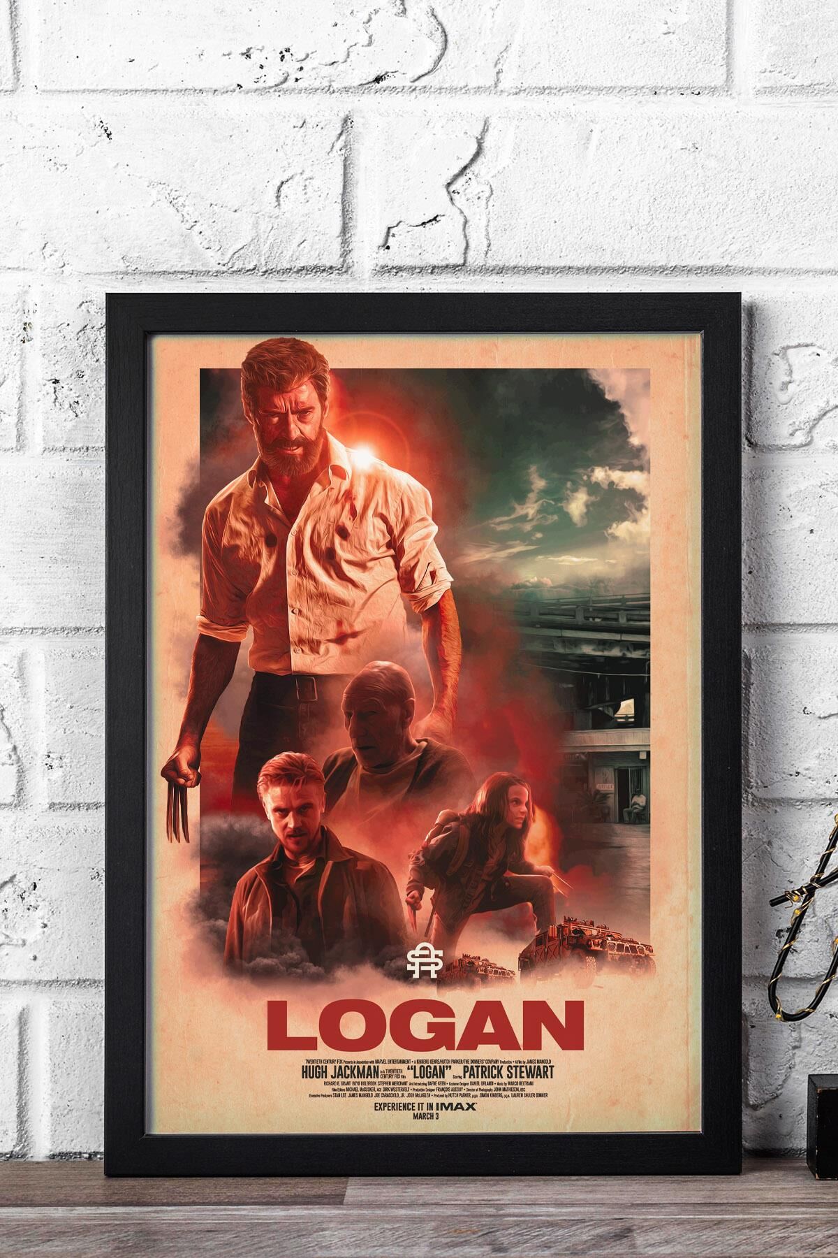X-Men Çerçeveli Tablo - Logan Film Posteri Tablo