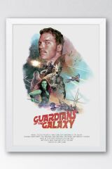 Guardians of the Galaxy Çerçeveli Tablo - Galaksinin Koruyucuları Film Posteri Tablo