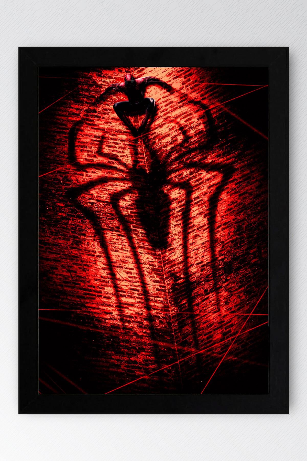 Spider Man Çerçeveli Tablo - Örümcek Adam Fim Posteri Tablo
