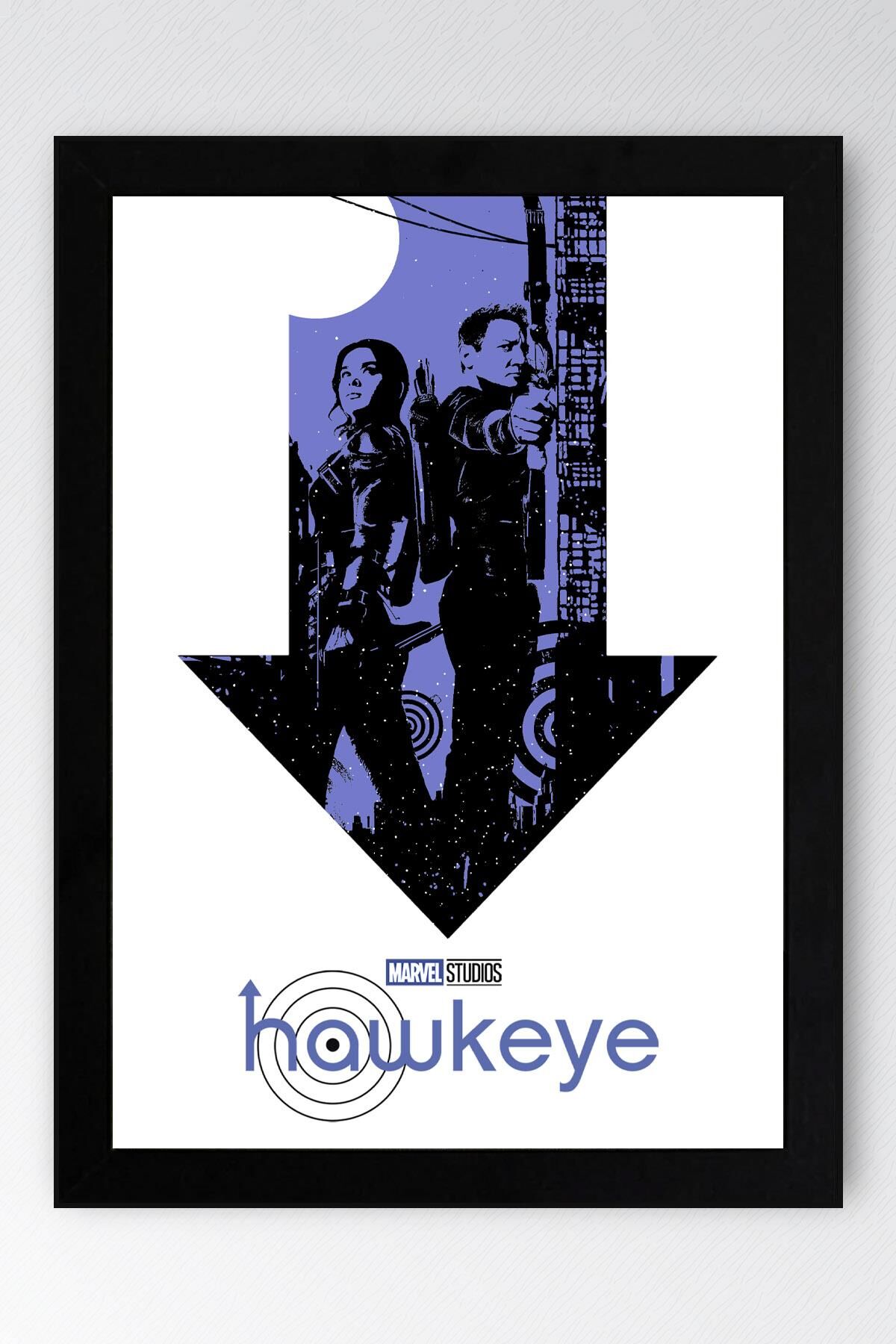 Hawkeye Çerçeveli Tablo - Marvel Dizi Posteri Tablo