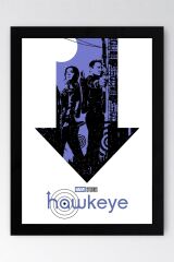 Hawkeye Çerçeveli Tablo - Marvel Dizi Posteri Tablo