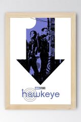Hawkeye Çerçeveli Tablo - Marvel Dizi Posteri Tablo