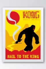 Kong Skull Island Çerçeveli Tablo - Kafatası Adası Film Posteri Tablo