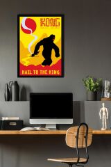 Kong Skull Island Çerçeveli Tablo - Kafatası Adası Film Posteri Tablo