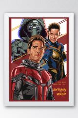 Ant Man Çerçeveli Tablo - Karınca Adam Poster Tablo