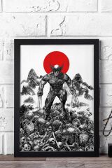 X-Men Wolverine Çerçeveli Tablo - Marvel Film Posteri Tablo