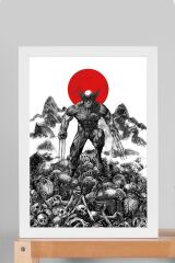 X-Men Wolverine Çerçeveli Tablo - Marvel Film Posteri Tablo