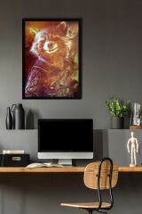 Guardians of the Galaxy Roket Rakun Çerçeveli Tablo - Galaksinin Koruyucuları Film Posteri Tablo