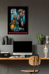 John Wick Çerçeveli Tablo - Film Posteri Tablo
