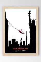 Spider Man Çerçeveli Tablo - Örümcek Adam Fim Posteri Tablo