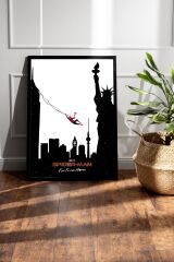 Spider Man Çerçeveli Tablo - Örümcek Adam Fim Posteri Tablo