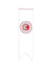 Masa Üstü Kırlangıç Ticaret Bakanlığı Bayrağı - 8x30cm Çift Taraflı Saten Kumaş