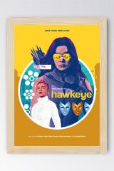 Hawkeye Çerçeveli Tablo - Marvel Dizi Posteri Tablo