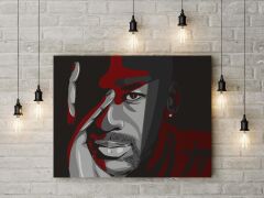Michael Jordan Kanvas Tablo 40x55cm NBA Poster