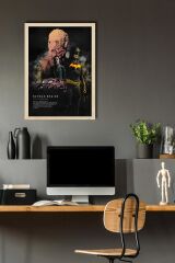 Batman Çerçeveli Tablo - Batman Begins Film Afişi Poster Tablo