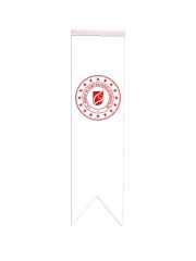 Masa Üstü Kırlangıç Enerji Bakanlığı Bayrağı - 8x30cm Çift Taraflı Saten Kumaş