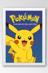 Pokemon Çerçeveli Tablo - Pikachu Çizgi Film Posteri Tablo
