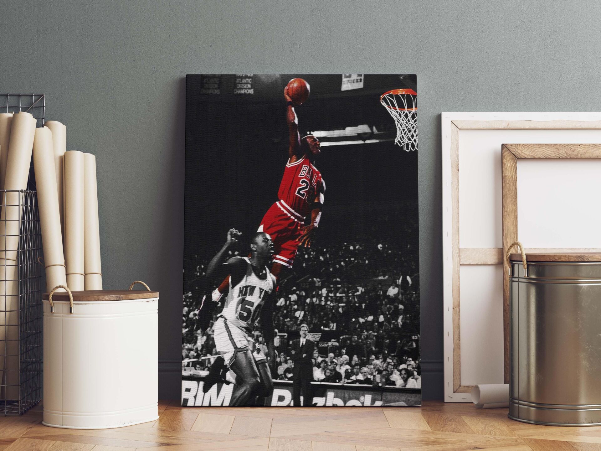 Michael Jordan Kanvas Tablo 40x55cm NBA Poster