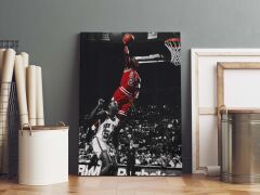 Michael Jordan Kanvas Tablo 40x55cm NBA Poster