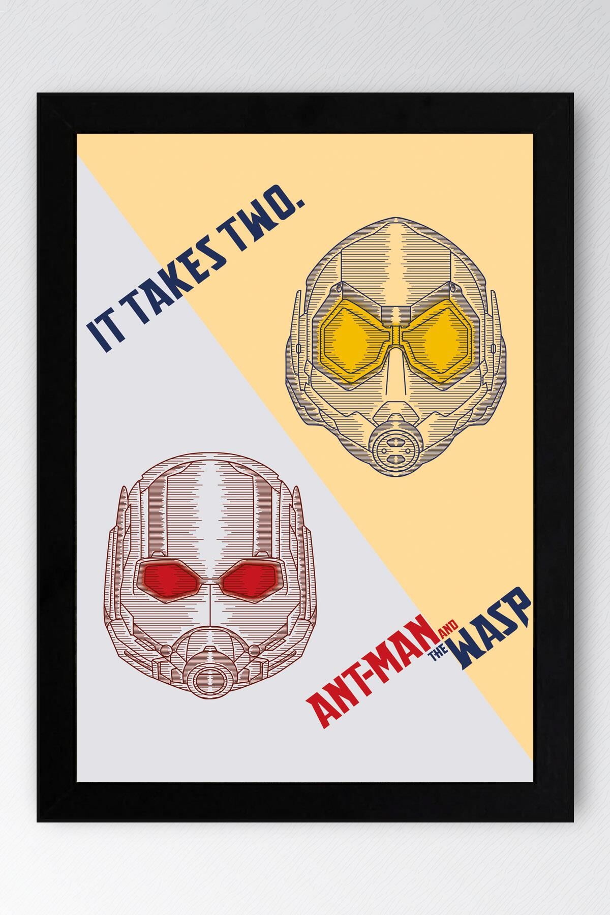 Ant Man and The Wasp Çerçeveli Tablo - Marvel Karınca Adam Poster Tablo