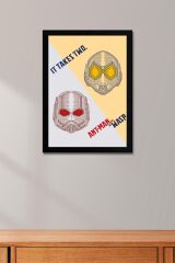 Ant Man and The Wasp Çerçeveli Tablo - Marvel Karınca Adam Poster Tablo