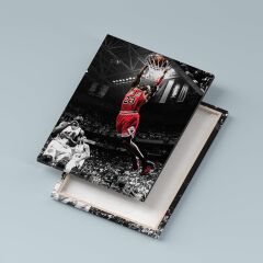 Michael Jordan Kanvas Tablo 40x55cm NBA Jordan Smaç Poster