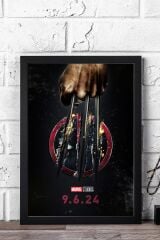 X-Men Deadpool Çerçeveli Tablo - Marvel Film Posteri Tablo