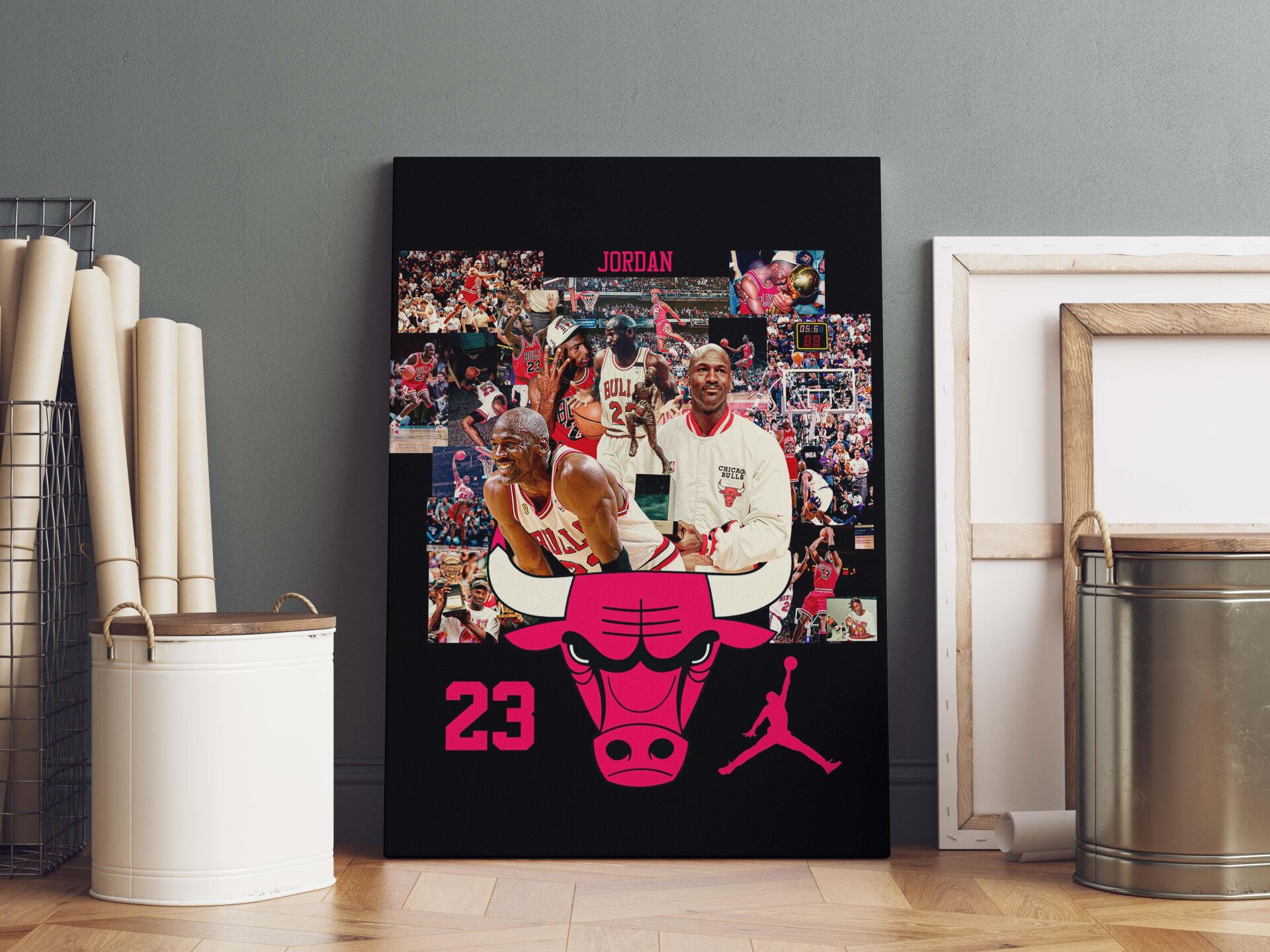 Michael Jordan Kanvas Tablo 40x55cm NBA Poster