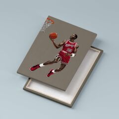 Michael Jordan Kanvas Tablo 40x55cm NBA Poster