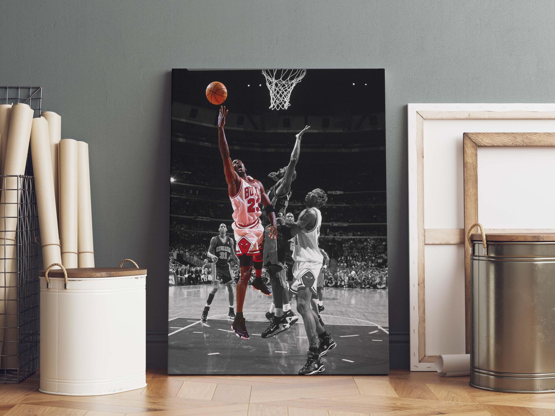 Michael Jordan Kanvas Tablo 40x55cm NBA Poster