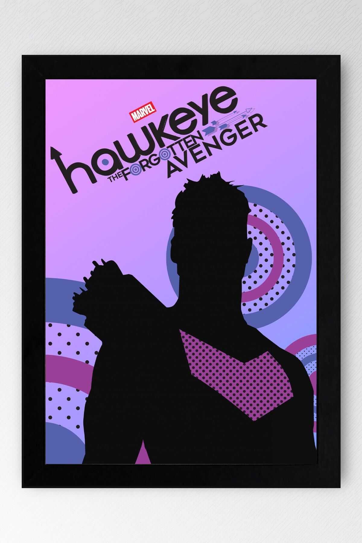 Hawkeye Çerçeveli Tablo - Marvel Dizi Posteri Tablo