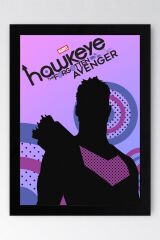 Hawkeye Çerçeveli Tablo - Marvel Dizi Posteri Tablo
