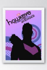 Hawkeye Çerçeveli Tablo - Marvel Dizi Posteri Tablo