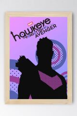 Hawkeye Çerçeveli Tablo - Marvel Dizi Posteri Tablo