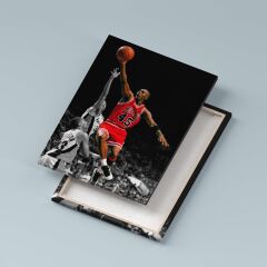 Michael Jordan Kanvas Tablo 40x55cm NBA Poster