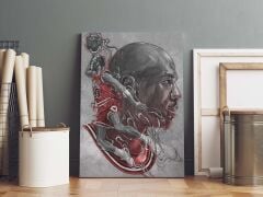 Michael Jordan Kanvas Tablo 40x55cm NBA Poster