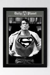 Superman Çerçeveli Tablo - Film Posteri Tablo