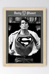 Superman Çerçeveli Tablo - Film Posteri Tablo