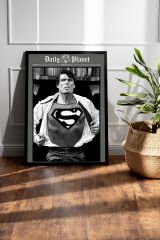 Superman Çerçeveli Tablo - Film Posteri Tablo