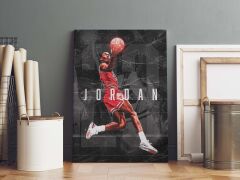 Michael Jordan Kanvas Tablo 40x55cm NBA Poster