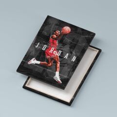 Michael Jordan Kanvas Tablo 40x55cm NBA Poster