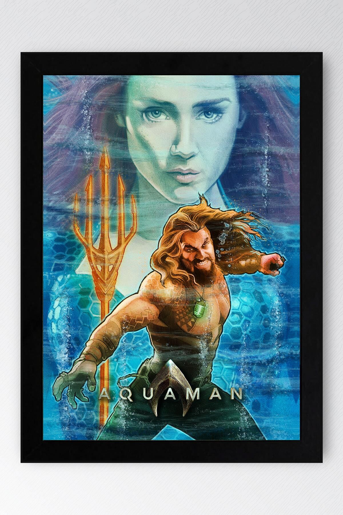 Aquaman Çerçeveli Tablo - Marvel Poster Tablo