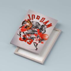 Michael Jordan Kanvas Tablo 40x55cm NBA Poster